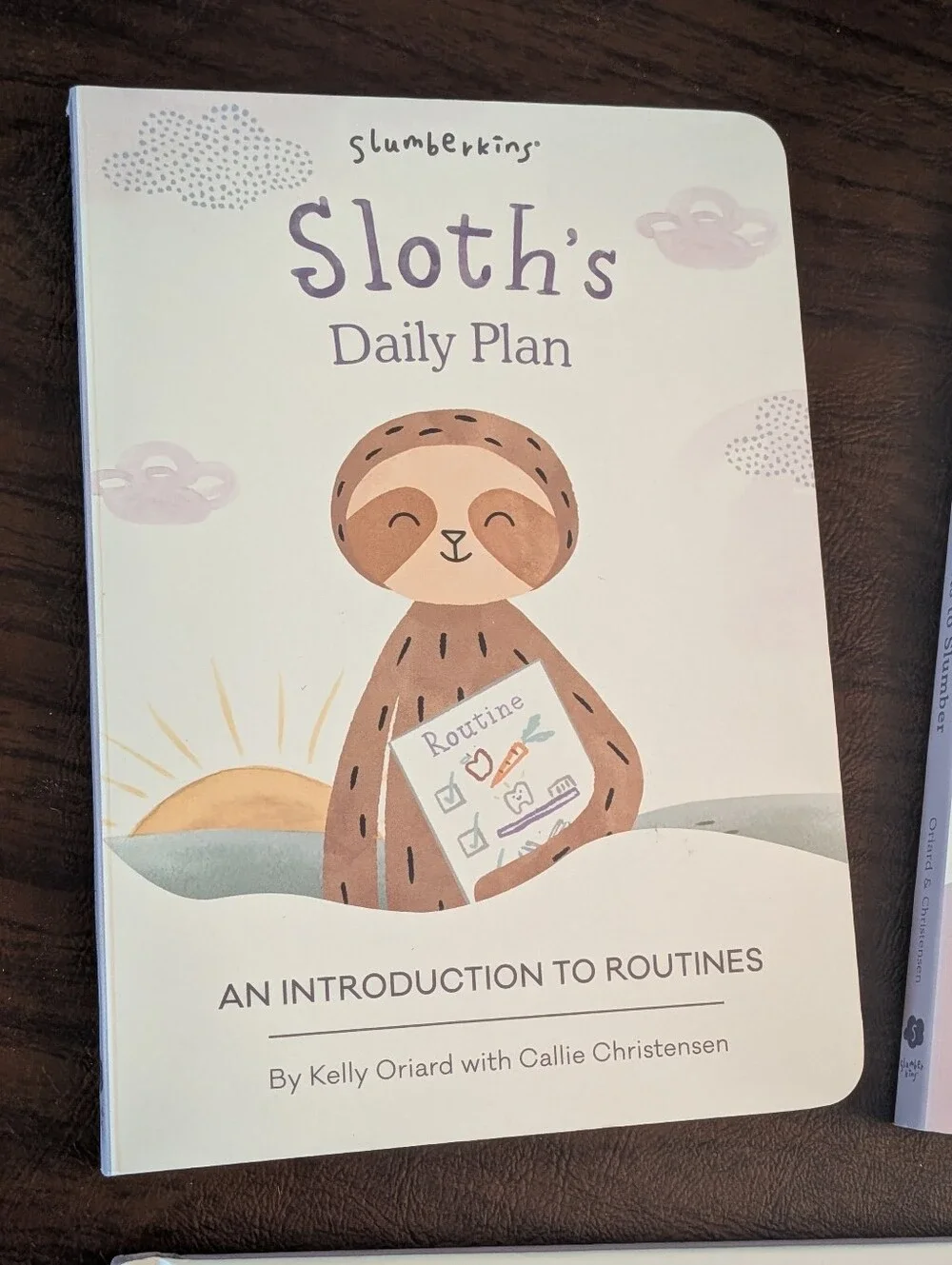 Slumberkins Sloth Daily Plan Starts to Slumber Interactive Board Book Bundle